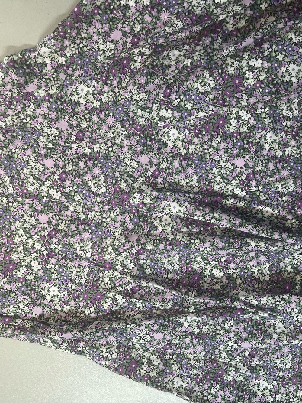 Christopher & Banks Purple Floral A-Line Midi Skirt Women’s Size 8 Rayon - Picture 10 of 10